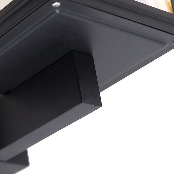 Inteligentná rustikálna nástenná lampa čierna vrátane Wifi G95 - Sutton Up