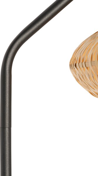 Orientálna stojaca lampa bambus - Ostrava