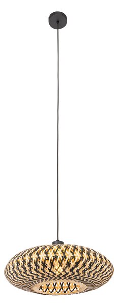 Orientálne závesné svietidlo čierny bambus 40 cm - Ostrava