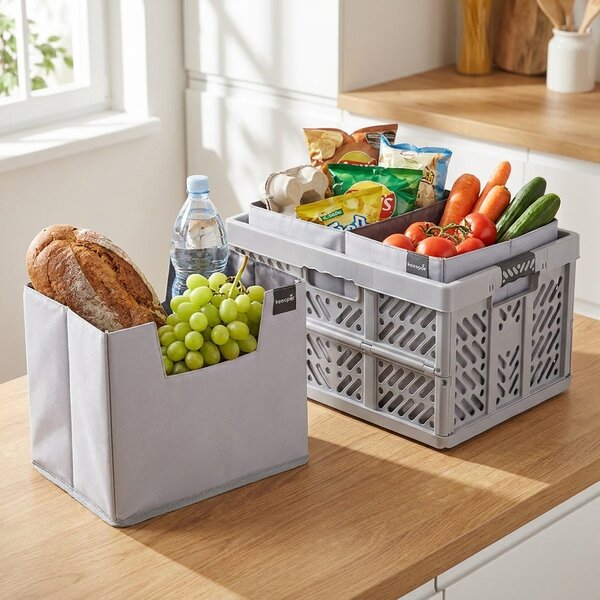 Keeeper Pevný skladací box / organizér do kufra na nákup NEO , 19L, 31,5 x 23 x 26,5 cm
