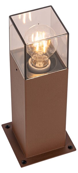 Priemyselná vonkajšia stojaca lampa hrdzavohnedá 30 cm IP44 - Denmark