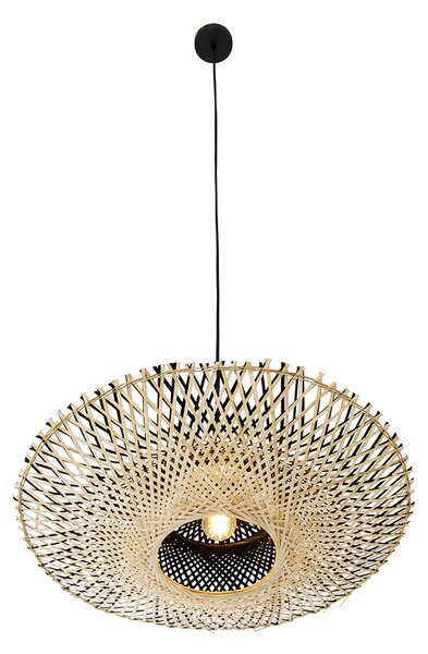 Orientálne závesné svietidlo bambus 50 cm - Rina