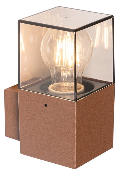 Priemyselná vonkajšia nástenná lampa hrdzavohnedá IP44 - Denmark