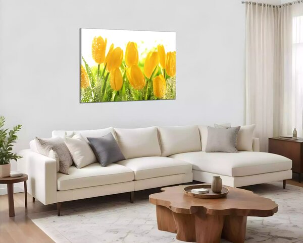 Obraz na stenu Žlté tulipány