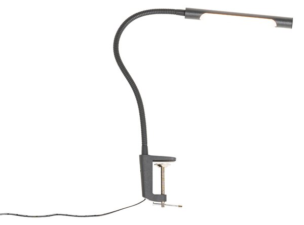 Svorová stolová lampa čierna vrátane LED s dotykovým stmievačom - Lionard