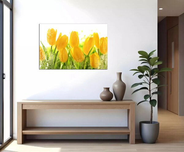 Obraz na stenu Žlté tulipány