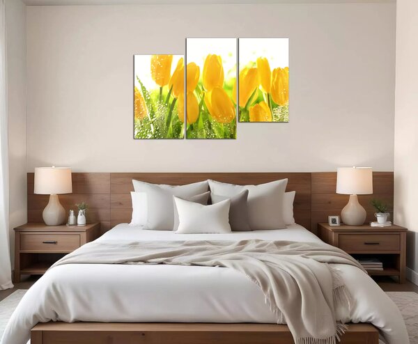 Obraz na stenu Žlté tulipány