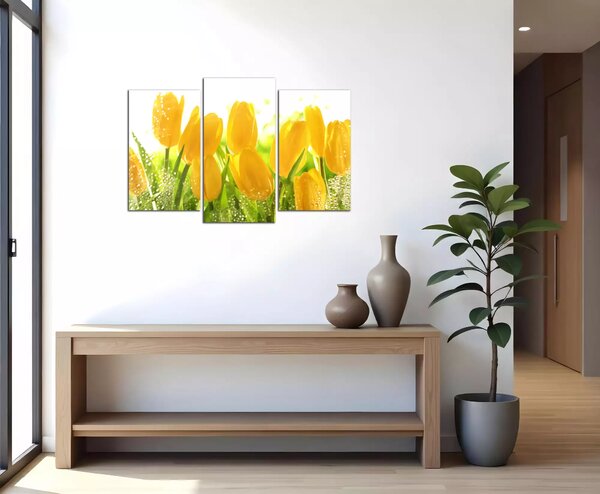 Obraz na stenu Žlté tulipány