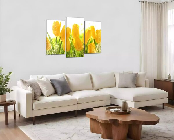 Obraz na stenu Žlté tulipány