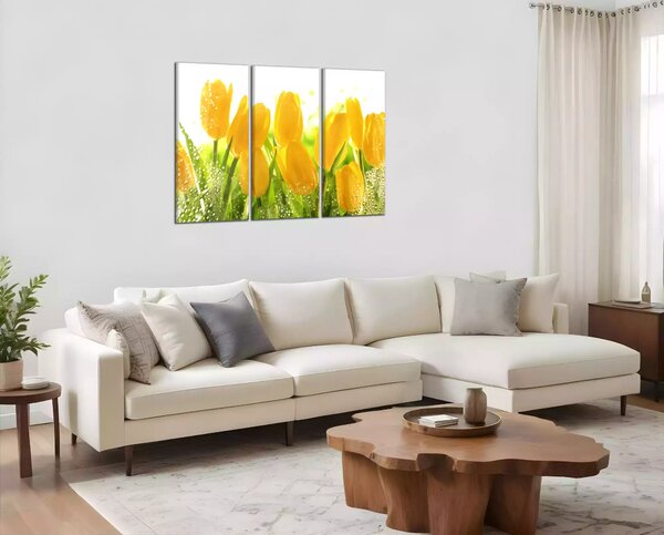 Obraz na stenu Žlté tulipány