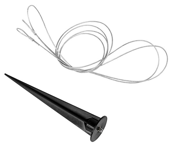 Moderná vonkajšia lampa biela 25 cm IP65 - Nura