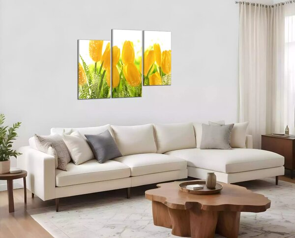 Obraz na stenu Žlté tulipány
