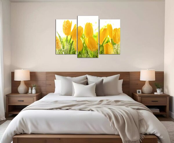 Obraz na stenu Žlté tulipány