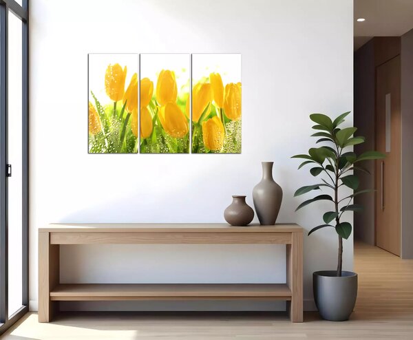 Obraz na stenu Žlté tulipány