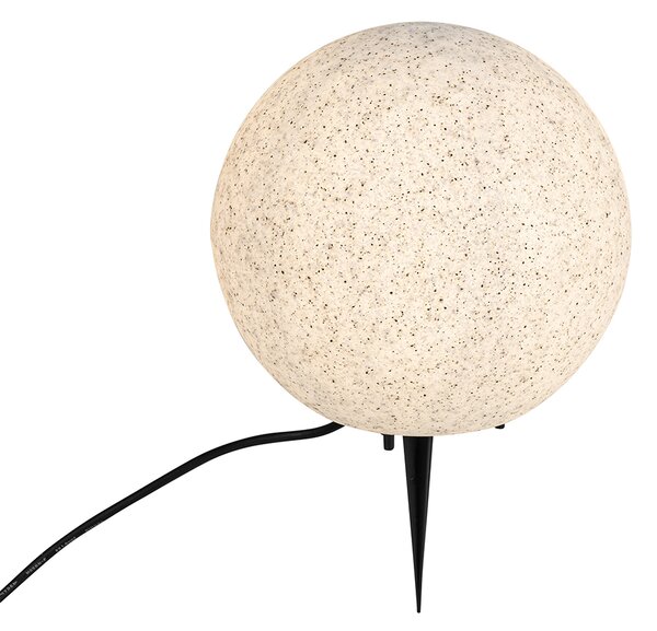 Moderná vonkajšia lampa sivá 25 cm IP65 - Nura