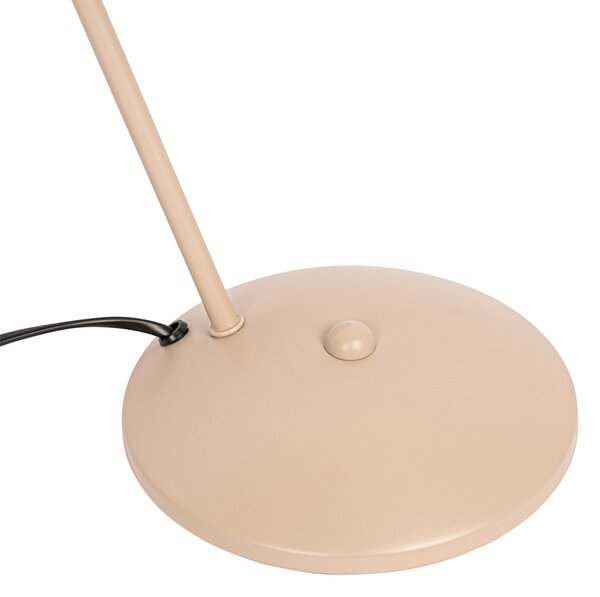 Retro stolná lampa béžová - Milou