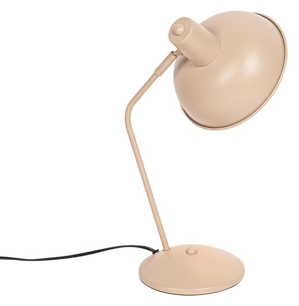 Retro stolná lampa béžová - Milou