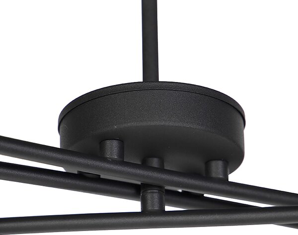 Inteligentné závesné svietidlo čierne nastaviteľné vrátane 6 Wifi B35 - Lofty