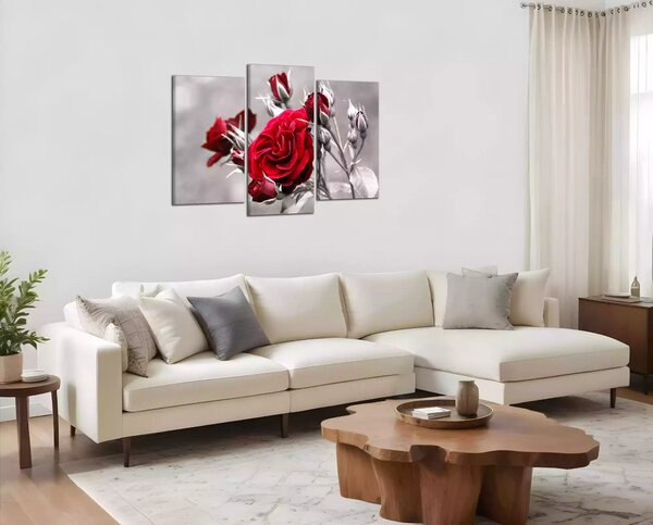 Obraz do obývačky Červená ruža