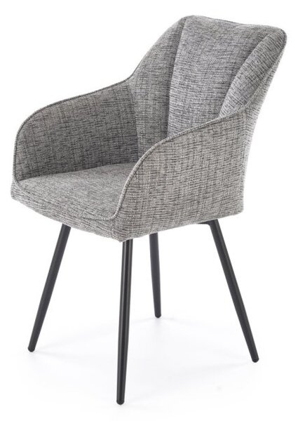 Halmar Jedálenská stolička / kreslo K576 sivá
