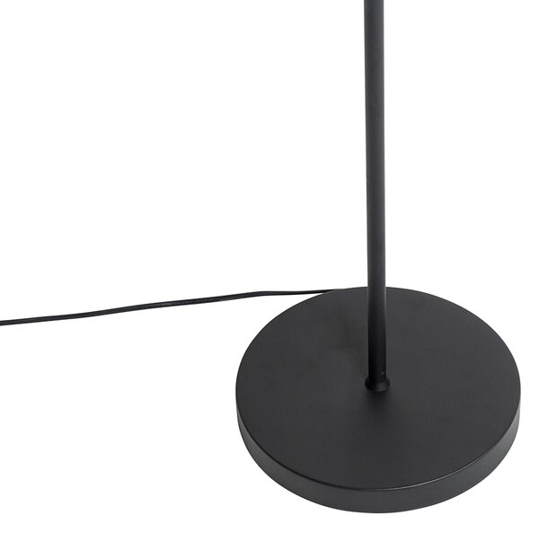 Inteligentná stojaca lampa čierna so zlatom vrátane 2 Wifi A60 - Stijn