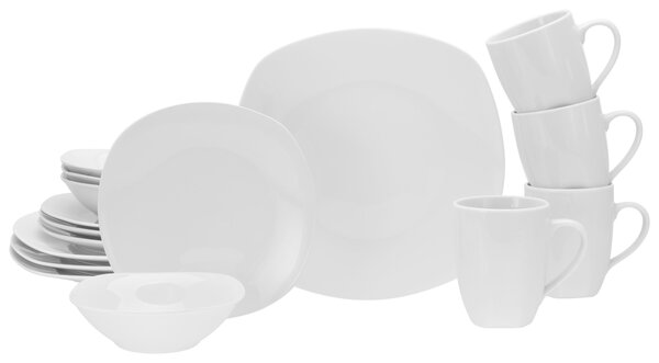 KOMBINOVANÝ SERVIS, 16-dielne, porcelán Creatable - Online Only bytové doplnky, Online Only