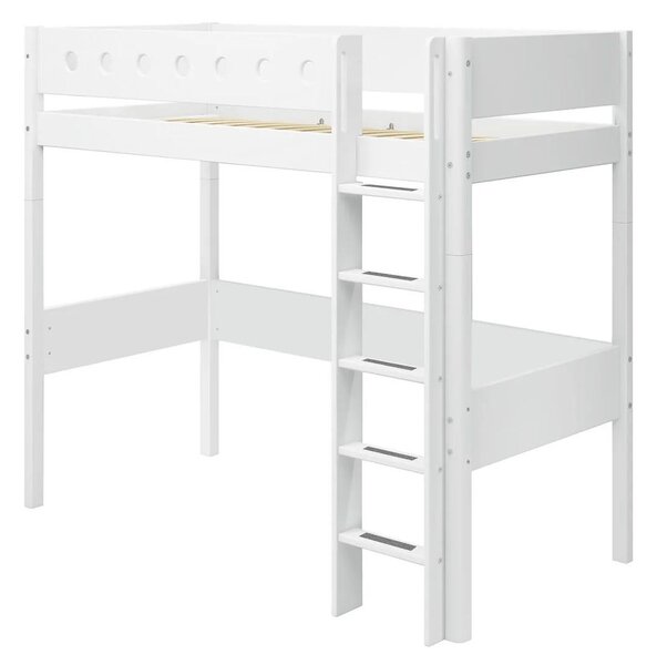 VYVÝŠENÁ POSTEĽ 90/200 cm, biela Flexa - Späť do školy