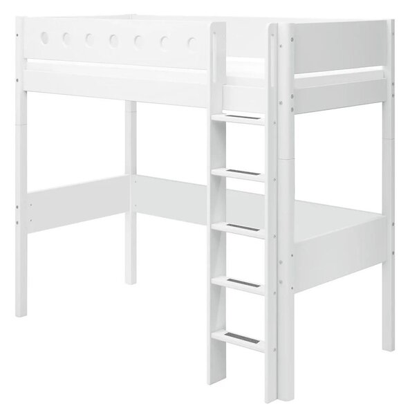 VYVÝŠENÁ POSTEĽ 90/200 cm, biela Flexa - Späť do školy
