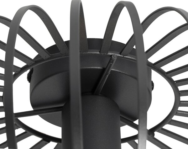 Inteligentné stropné svietidlo čierne 39 cm vrátane Wi-Fi G95 - Johanna