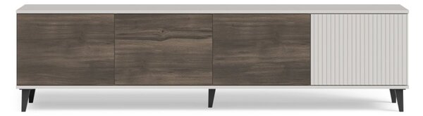 Halmar Televízny stolík RANDOM 2 RTV-3 200 cm kašmír/orech/čierna