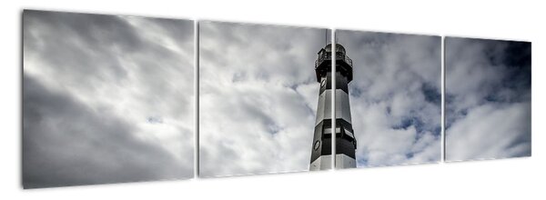 Maják s mrakmi (Obraz 160x40cm)