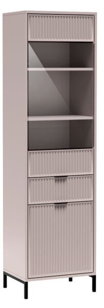 Halmar Vysoká vitrína LINKASTYLE LS-5 kašmír