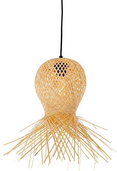 Orientálna vonkajšia závesná lampa bambus 3-svetlo IP44 - Carlos