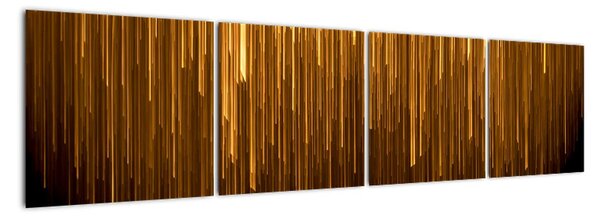 Obraz - zlatý dážď (Obraz 160x40cm)