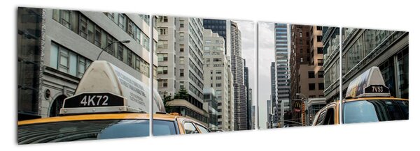 Obraz New-York - žlté taxi (Obraz 160x40cm)