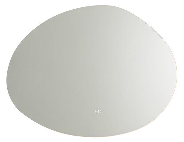 Kúpeľňové zrkadlo 80 cm vrátane LED 3-stupňové stmievateľné s dotykom - Biba