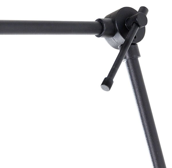 Moderná nástenná lampa čierna nastaviteľná - Blitz