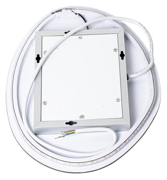 Dizajnové zrkadlo do kúpeľne 40 cm vrátane LED IP44 - Biba