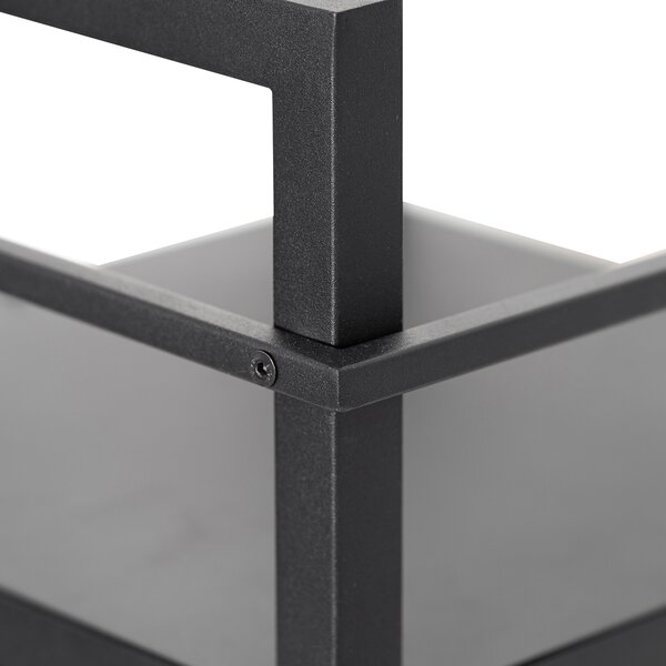 Inteligentná priemyselná stojaca lampa čierna vrátane Wifi G95 - Cage Rack
