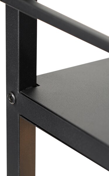 Inteligentná priemyselná stojaca lampa čierna vrátane Wifi G95 - Cage Rack