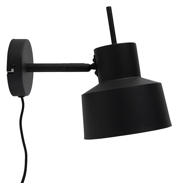 Inteligentná nástenná lampa čierna vrátane Wifi A60 - Chappie
