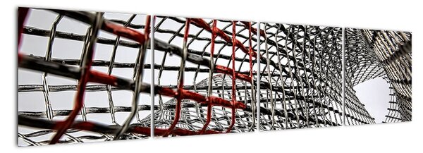 Obraz kovové mreže (Obraz 160x40cm)
