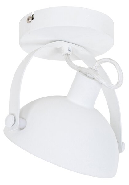 Priemyselné stropné svietidlo biele so striebornou 15 cm nastaviteľné - Magnax