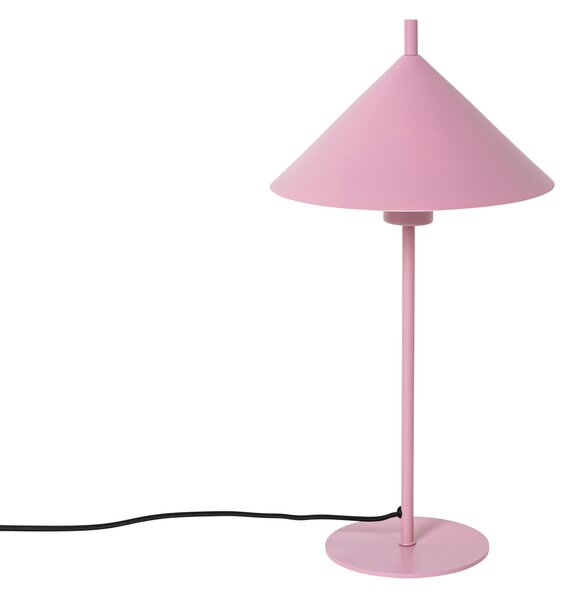 Dizajnová stolová lampa ružová - Triangolo
