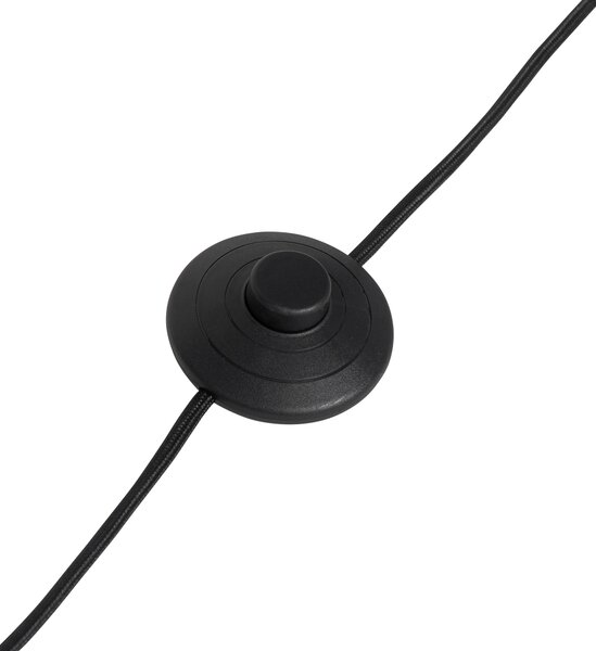 Dizajnová stojaca lampa čierna - Triangolo