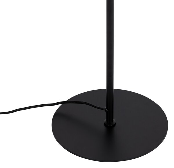 Dizajnová stojaca lampa čierna - Triangolo