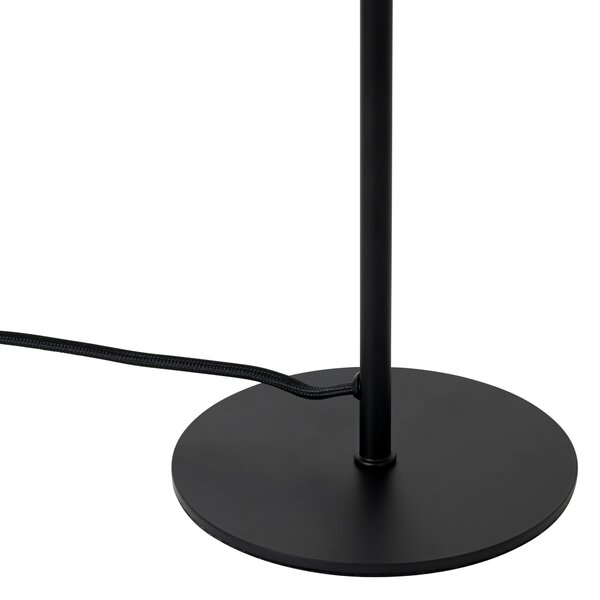 Dizajnová stolná lampa čierna - Triangolo