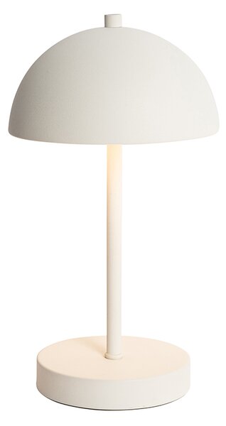Vonkajšia stolná lampa biela nabíjateľná vrátane LED s 3-stupňovým stmievaním - Keira