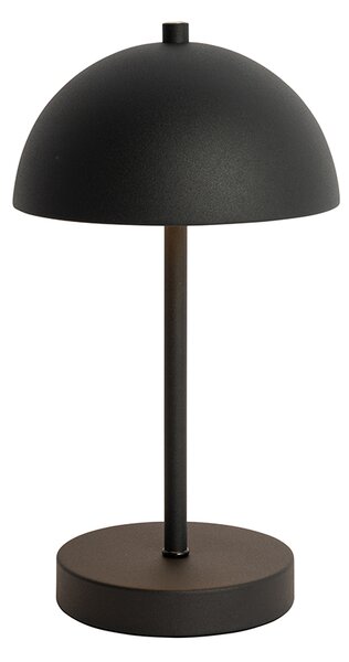 Vonkajšia stolná lampa čierna nabíjateľná 3-stupňovo stmievateľná - Keira