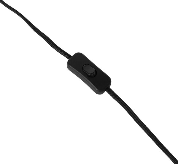 Dizajnová stolná lampa čierna - Triangolo